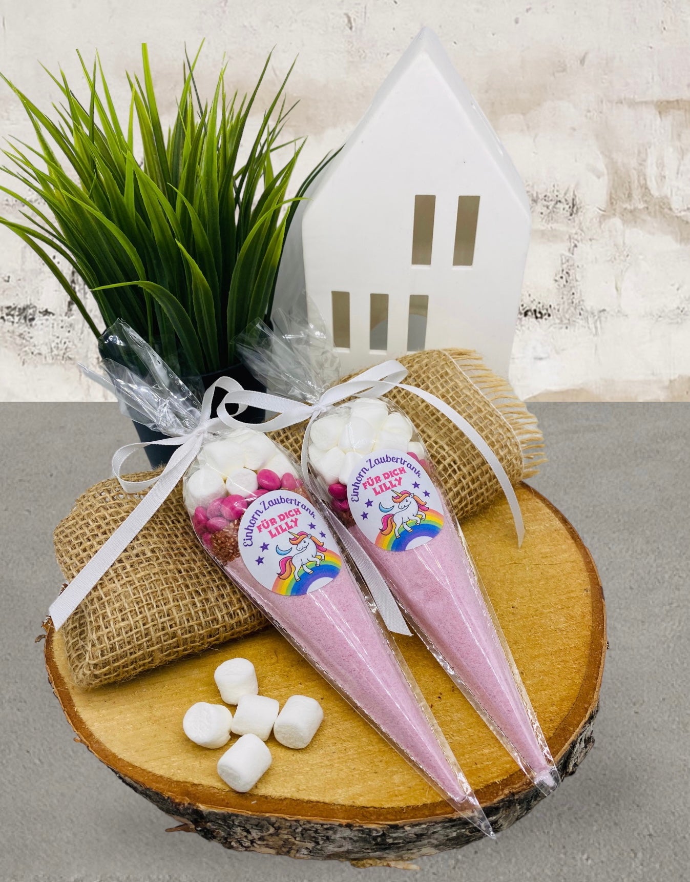 Besonderes Gastgeschenk Geburtstag, Einhorn Zaubertrank