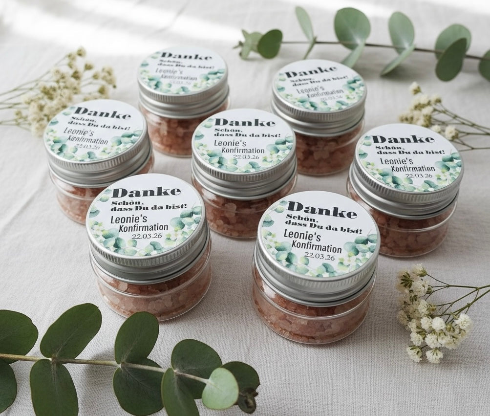 Wunderschöne Gastgeschenke zur Kommunion, Konfirmation, Taufe & Firmung – liebevoll gefüllte Dosen im Regenbogen-Design- Dankeschön Geschenk