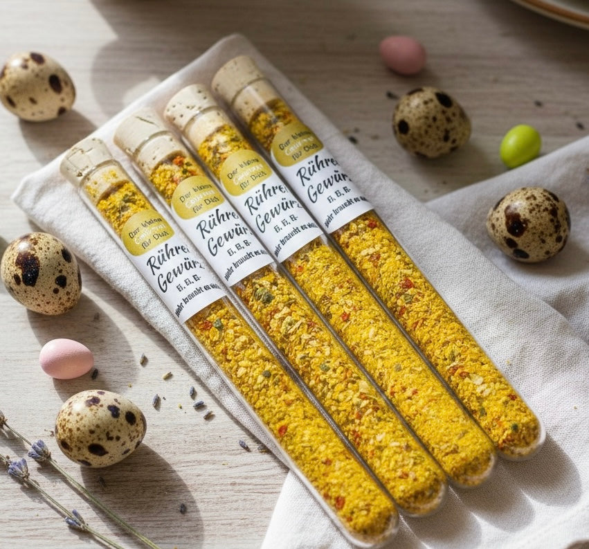 Veredeln Sie Ihre Osterzeit mit unserem exklusiven ** Gourmet Rührei Gewürz** – EchteDekoliebe OHG Besondere Kleinigkeiten mit Erinnerungscharakter