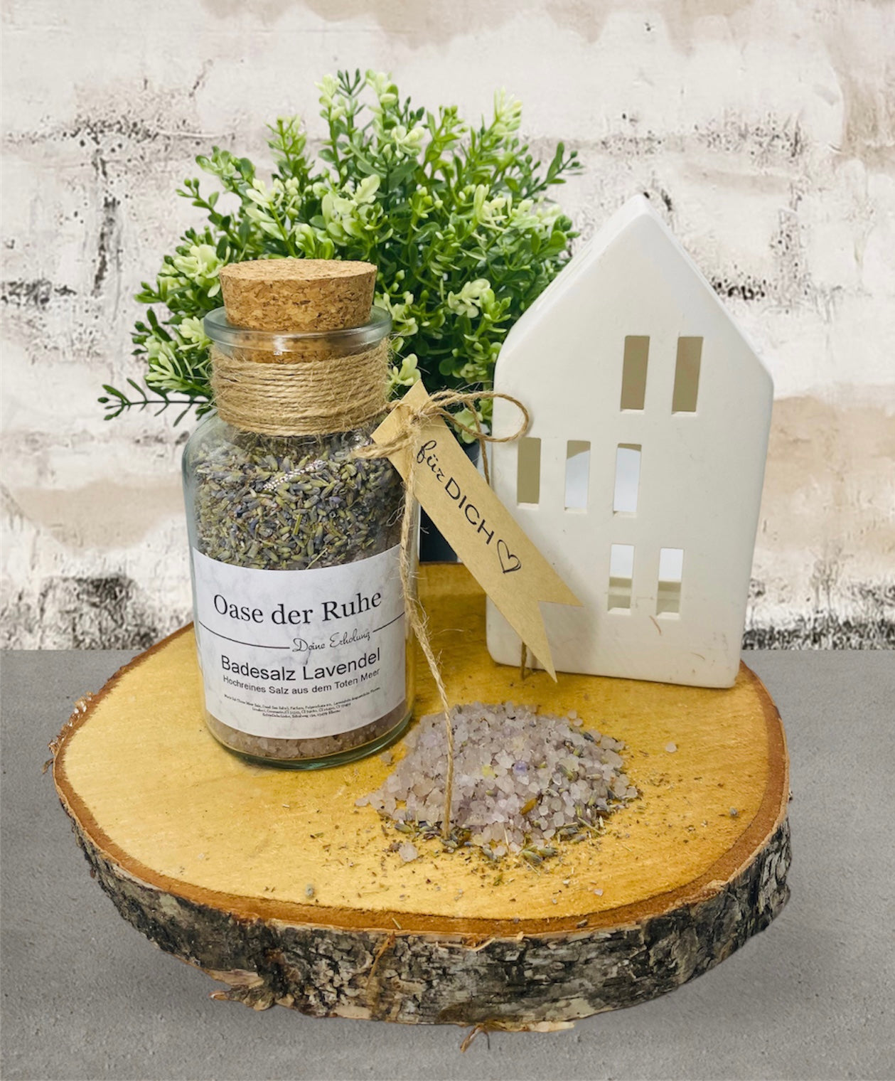 Korkglasgave til par -oase of peace-