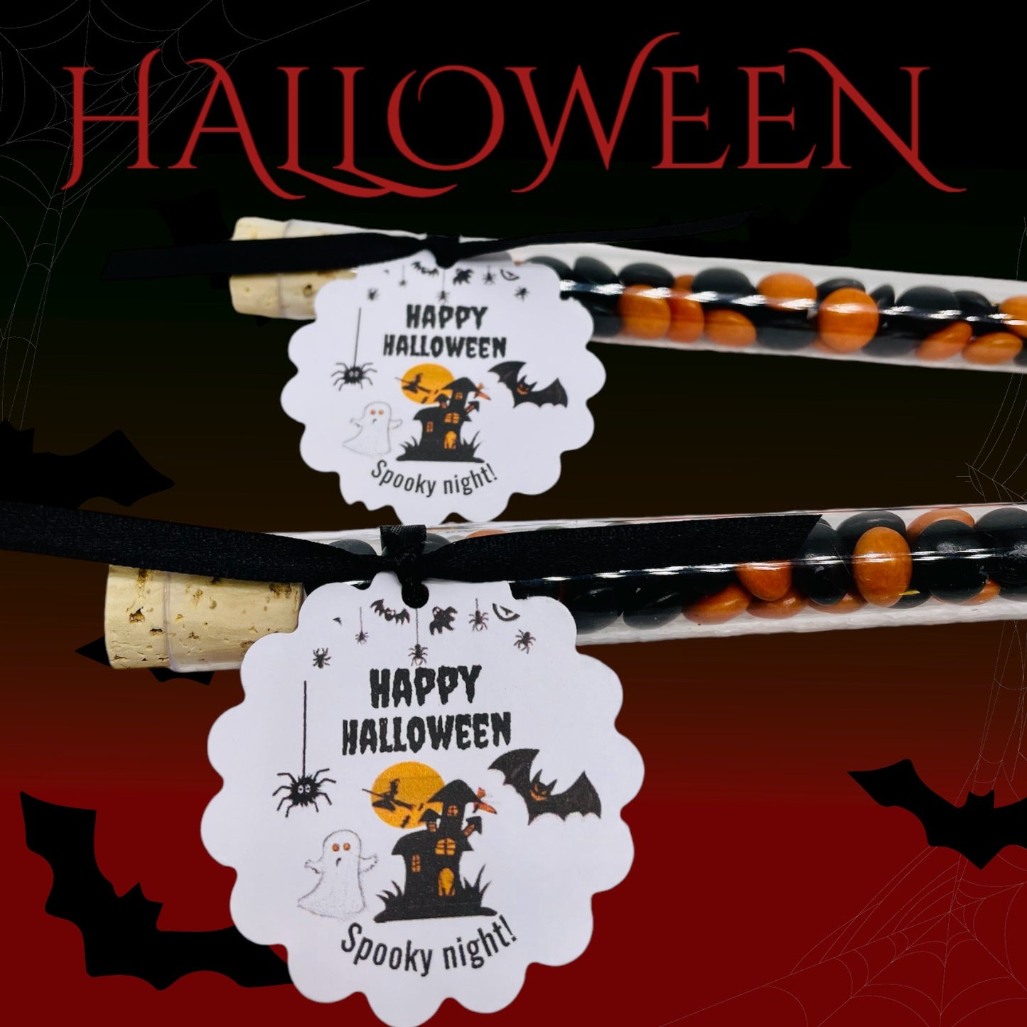 Schaurig schöne Halloween Gastgeschenke/ Mitbringsel Halloween/ Halloween Dekoration/ Halloween/ Süssigkeiten/ Halloween Geschenkidee/ Halloween home Dekor