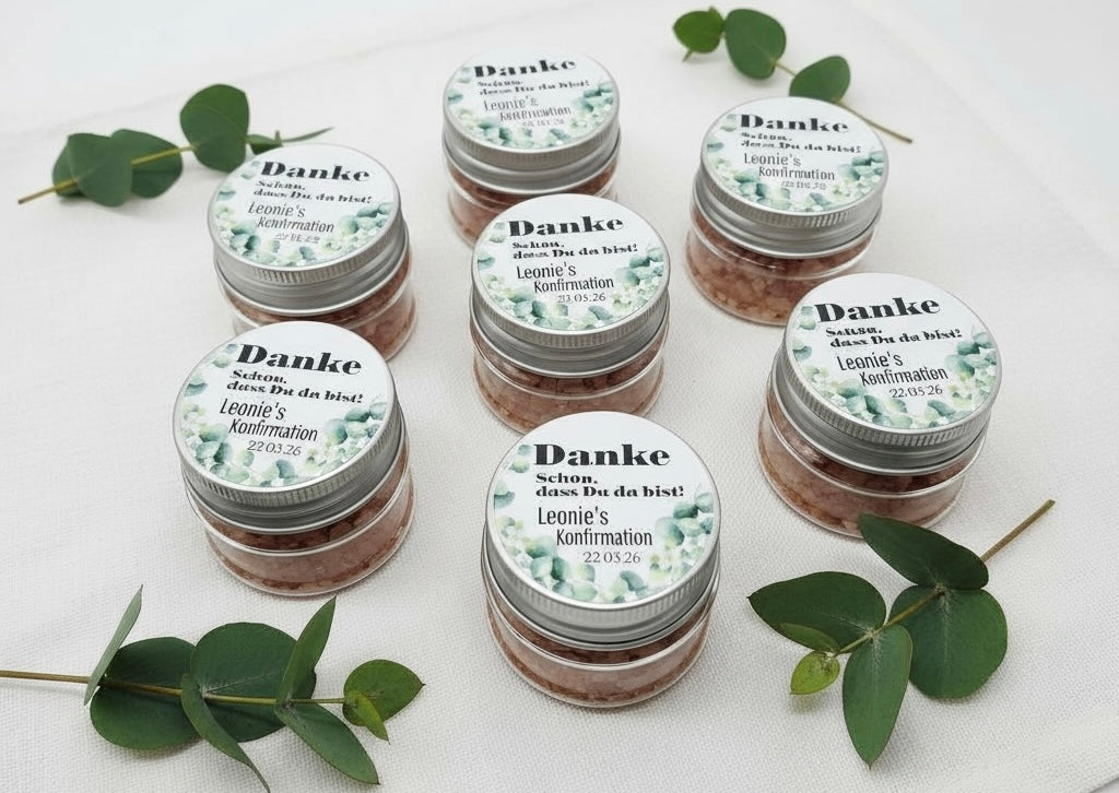 Wunderschöne Gastgeschenke zur Kommunion, Konfirmation, Taufe & Firmung – liebevoll gefüllte Dosen im Regenbogen-Design- Dankeschön Geschenk