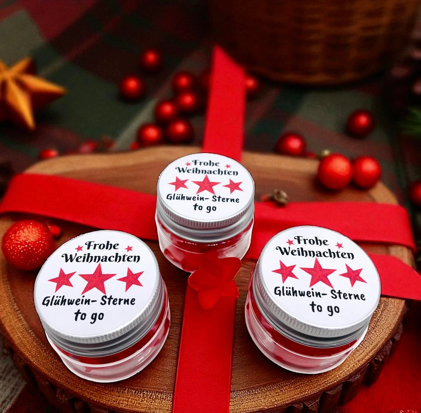 Weihnachtsgeschenk Glühwein to go, Gastgeschenk Weihnachten- Advent Ge – EchteDekoliebe OHG Besondere Kleinigkeiten mit Erinnerungscharakter