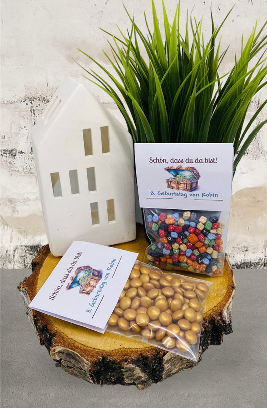 Pirate treasure party favors for children’s birthdays: Conquer the sweet ocean of sweets!