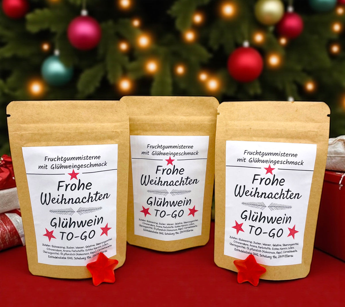 Weihnachtsgeschenk-Glühwein to go- Gastgeschenk Weihnachten – EchteDekoliebe OHG Besondere Kleinigkeiten mit Erinnerungscharakter