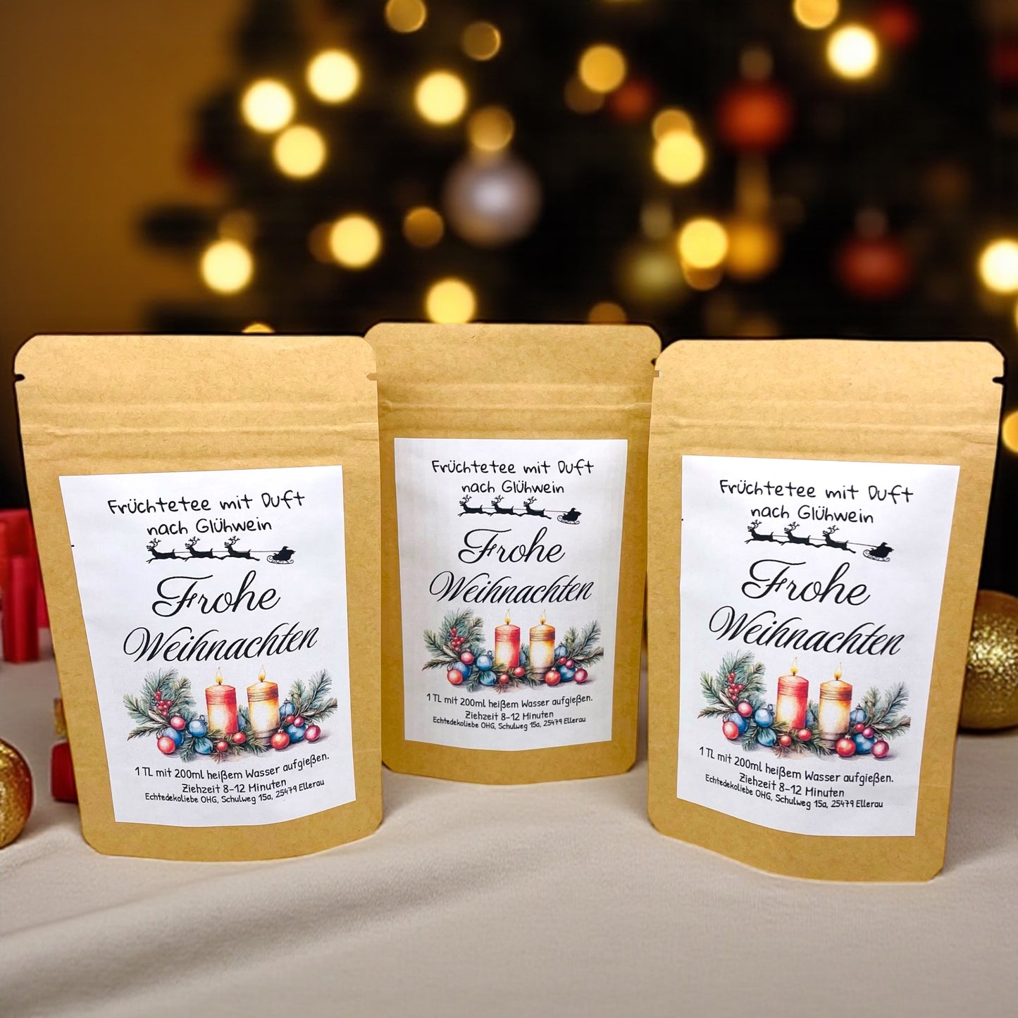 Gastgeschenk Weihnachten/ Mitgebsel Weihnachten/ Wichtelgeschenk Weihnachten/ Weihnachtsfeier/ kleine Aufmerksamkeit Weihnachten/ Mitbringsel Weihnachten/ Weihnachtsgeschenk Kollegen/ Weihnachtliche Teegeschenke/ personalisierte Gastgeschenke